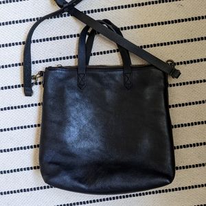Small zip top tote madewell
